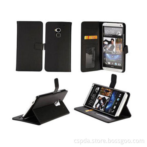 PU wallet case for HTC one max